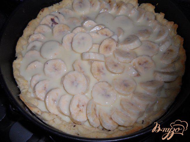 Фото приготовление рецепта: Нежный банановый тарт шаг №5