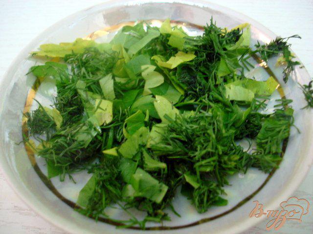 Фото приготовление рецепта: Салат из щавеля шаг №4