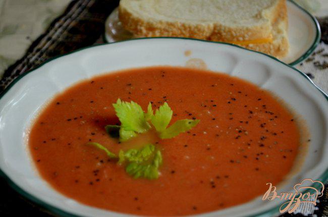 Фото приготовление рецепта: Быстрый томатный суп шаг №5