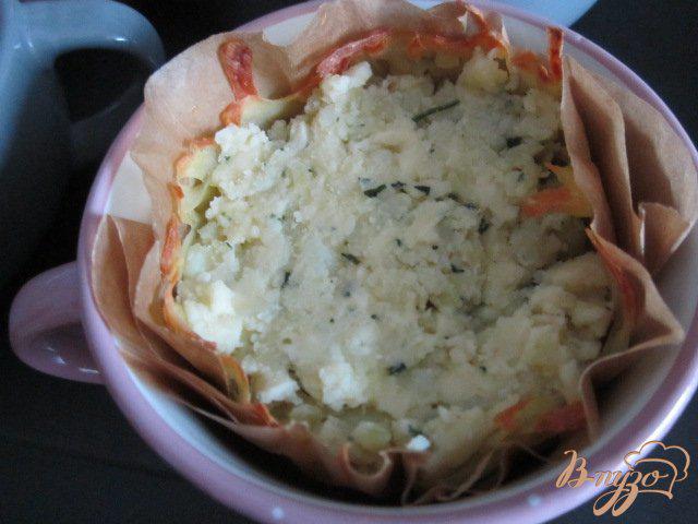 Фото приготовление рецепта: Картофельные гнезда шаг №7
