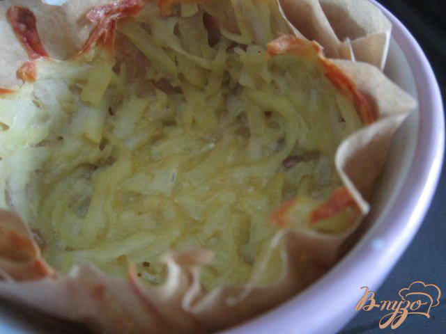 Фото приготовление рецепта: Картофельные гнезда шаг №6