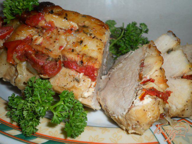 Фото приготовление рецепта: Свинина маринованная, запеченная в рукаве шаг №5