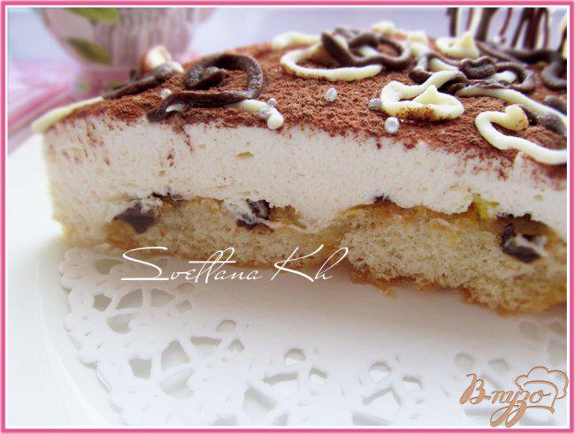 Фото приготовление рецепта: Лимонно-шоколадный десерт без выпечки шаг №14