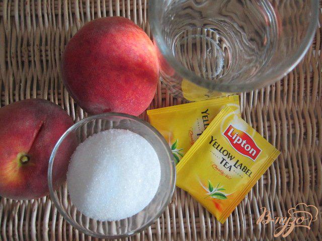 Фото приготовление рецепта: Холодный персиковый чай ( ice tea) шаг №1
