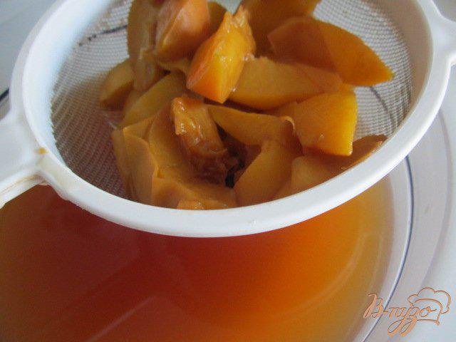 Фото приготовление рецепта: Холодный персиковый чай ( ice tea) шаг №4