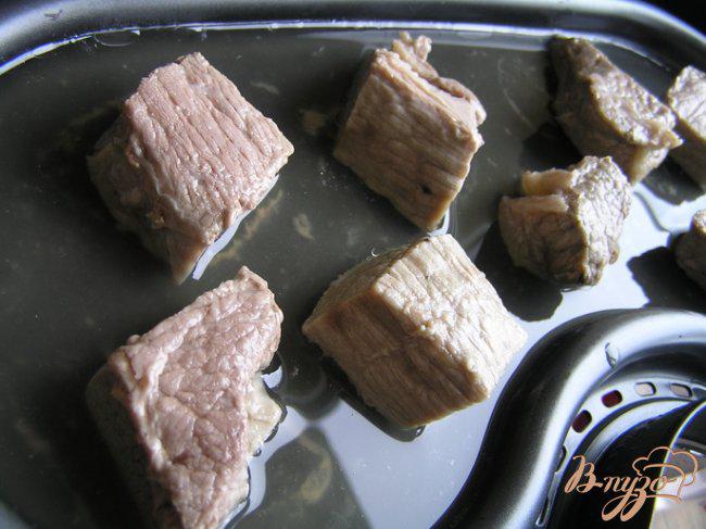 Фото приготовление рецепта: Мясное суфле с зеленой гречкой шаг №1