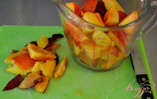 Фото приготовление рецепта: Персиковый смузи шаг №1