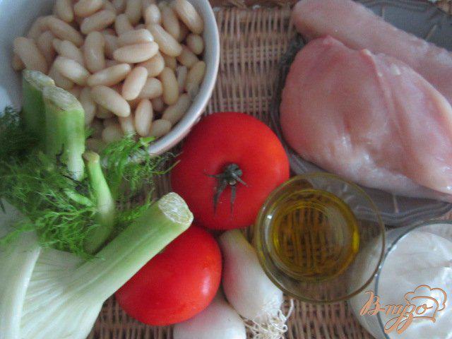 Фото приготовление рецепта: Овощная запеканка с куриными грудками шаг №1