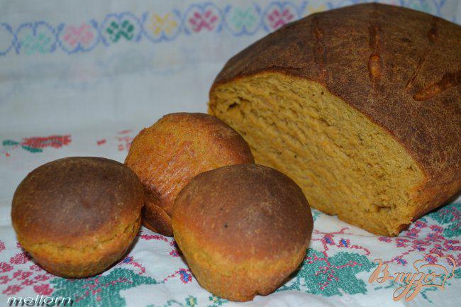 Фото приготовление рецепта: Ржано-пшеничный хлеб с кабачковой икрой шаг №5