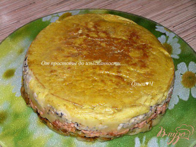 Фото приготовление рецепта: Пирог из четырех омлетов от Жиля Анженье шаг №16