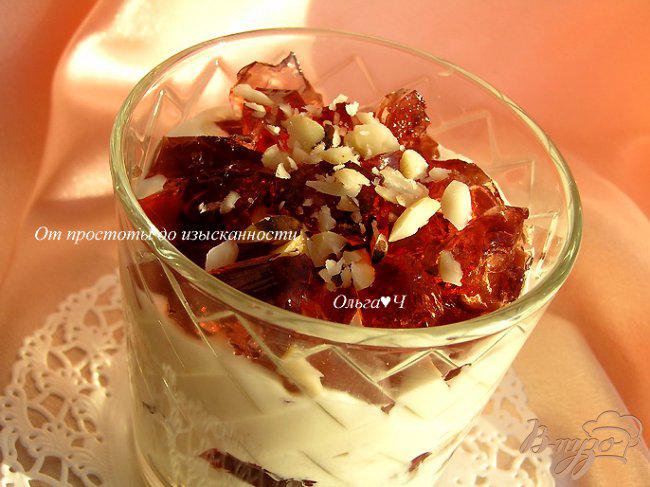 Фото приготовление рецепта: Десерт «Сливочно-вишневая прохлада» шаг №6