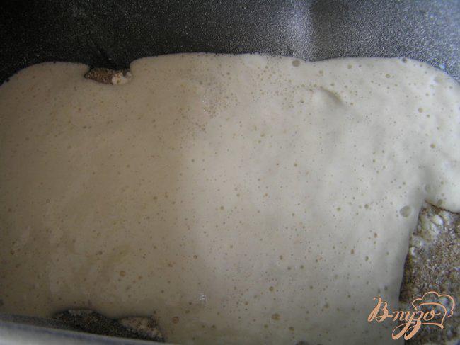 Фото приготовление рецепта: Молочный хлеб с отрубями шаг №3