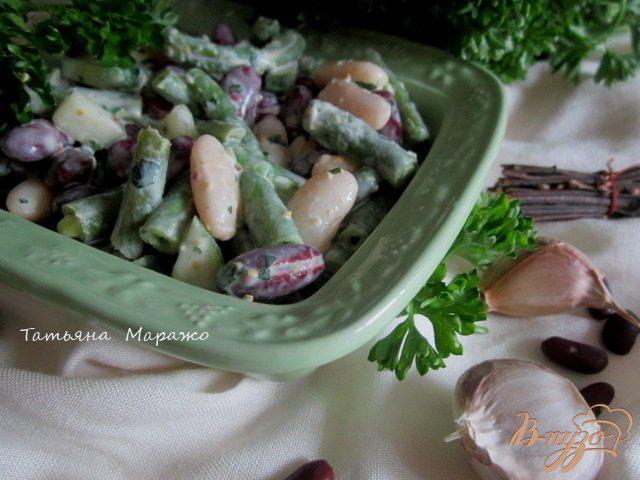 Фото приготовление рецепта: Салат из фасоли шаг №6