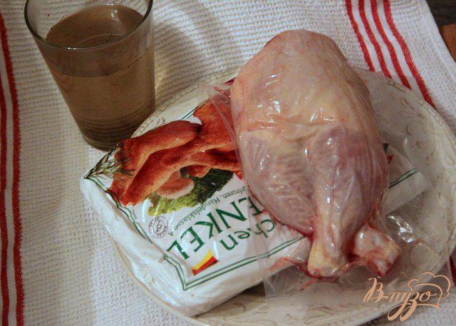 Фото приготовление рецепта: Куриные окорочка в в горчично-винном соусе шаг №1