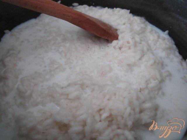 Фото приготовление рецепта: Рисово-кокосовый тимбаль с манго шаг №2