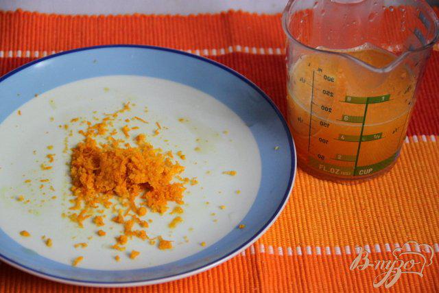Фото приготовление рецепта: Израильский апельсиновый кекс шаг №3