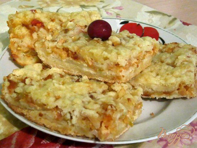 Фото приготовление рецепта: Пирог «Мечта» с яблоками шаг №7