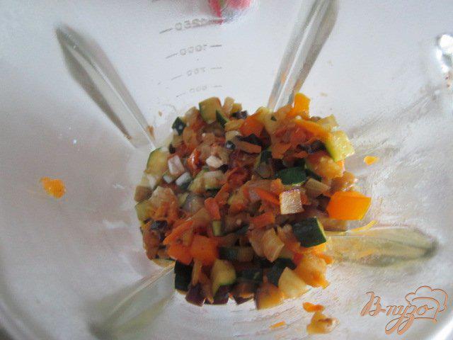 Фото приготовление рецепта: Филе скумбрии с овощным пюре шаг №4