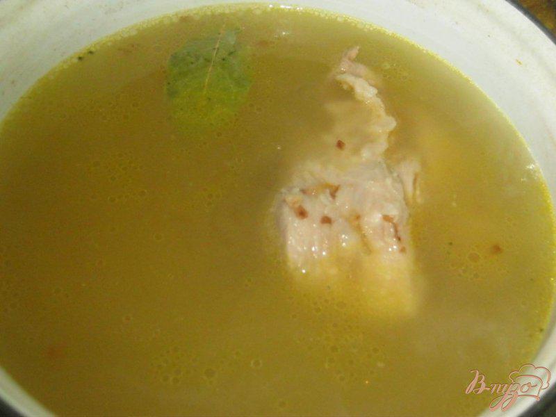 Фото приготовление рецепта: Мясной суп с гречневой крупой шаг №4