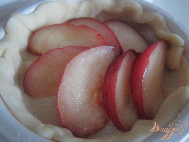 Фото приготовление рецепта: Тарталетки с персиками и рикоттой шаг №5