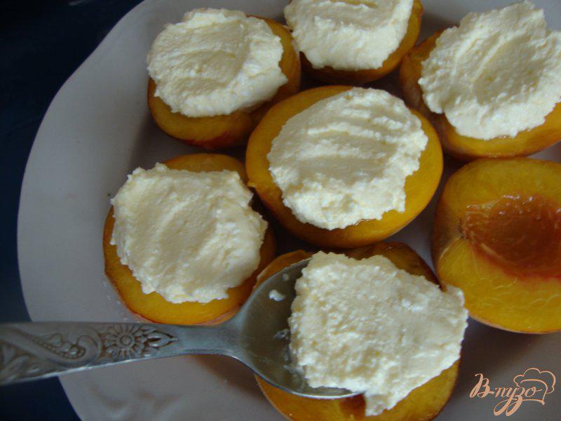 Фото приготовление рецепта: Персиковый   десерт шаг №3