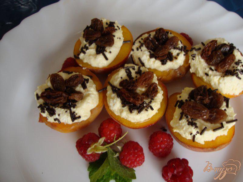 Фото приготовление рецепта: Персиковый   десерт шаг №5