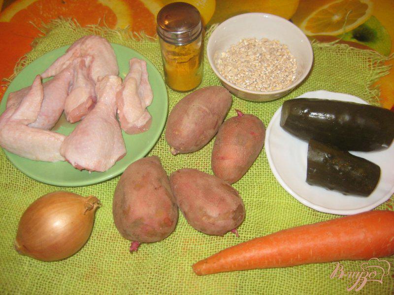 Фото приготовление рецепта: Рассольник с курицей шаг №1