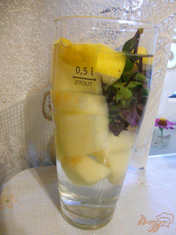 Фото приготовление рецепта: Лимонад с дыней шаг №3
