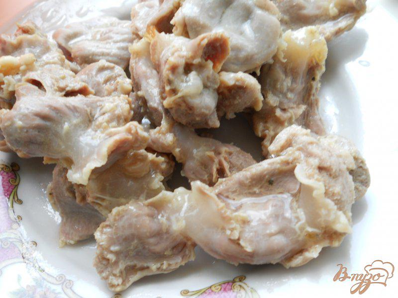 Фото приготовление рецепта: Паста с соусом из куриных желудочков шаг №1