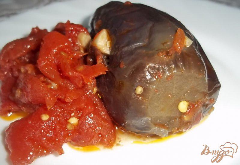 Фото приготовление рецепта: Баклажаны в томатном соусе по-армянски шаг №8