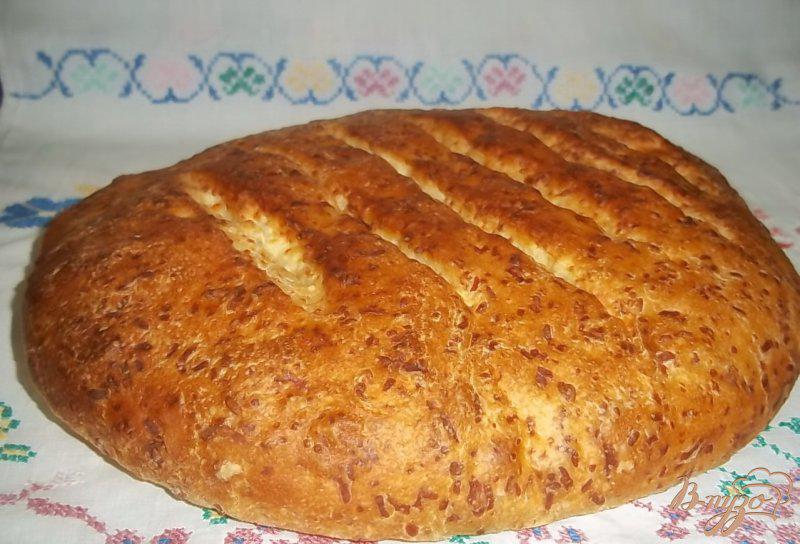 Фото приготовление рецепта: Сырный французский хлеб шаг №6