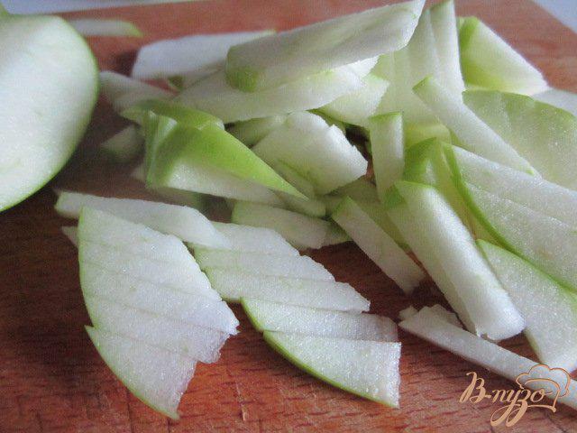 Фото приготовление рецепта: Овощной салат с горохом нут шаг №3