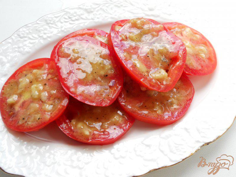 Фото приготовление рецепта: Быстрые маринованные помидоры шаг №4