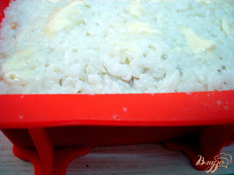 Фото приготовление рецепта: Рисовая запеканка с яблоками шаг №8
