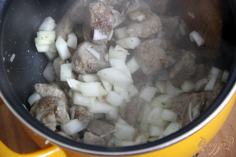 Фото приготовление рецепта: Свинина в творожно-горчичном соусе шаг №2
