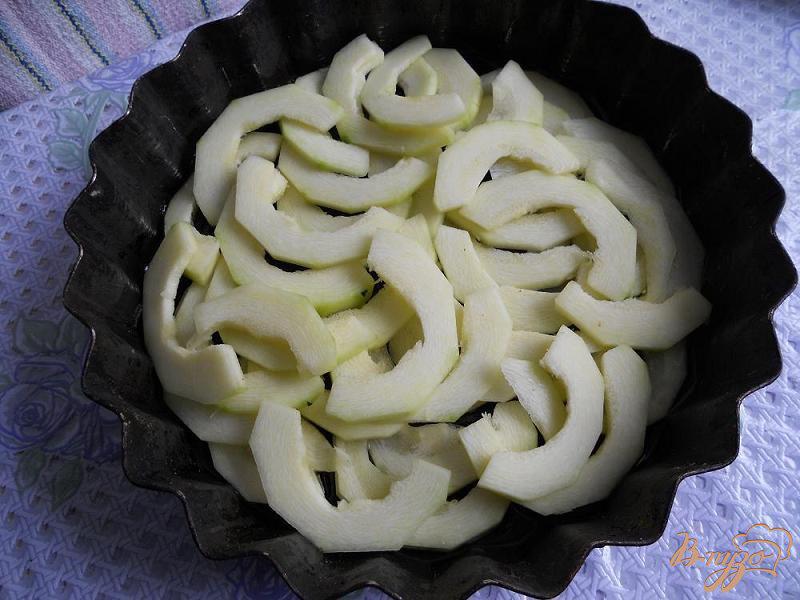 Фото приготовление рецепта: Овощи с фаршем запеченные в духовке шаг №4
