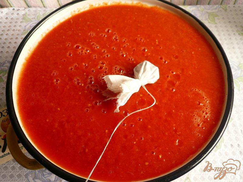 Фото приготовление рецепта: Домашний томатный соус к спагетти и пицце шаг №8