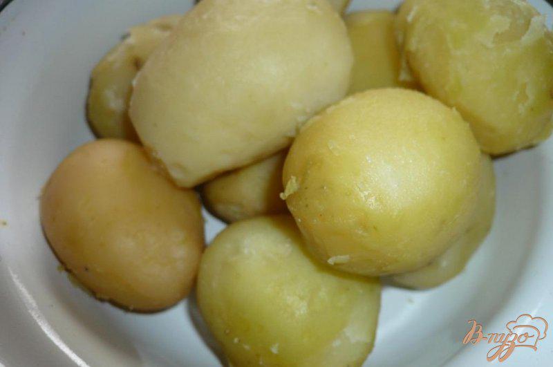 Фото приготовление рецепта: Картофель запеченный с беконом и сыром шаг №1