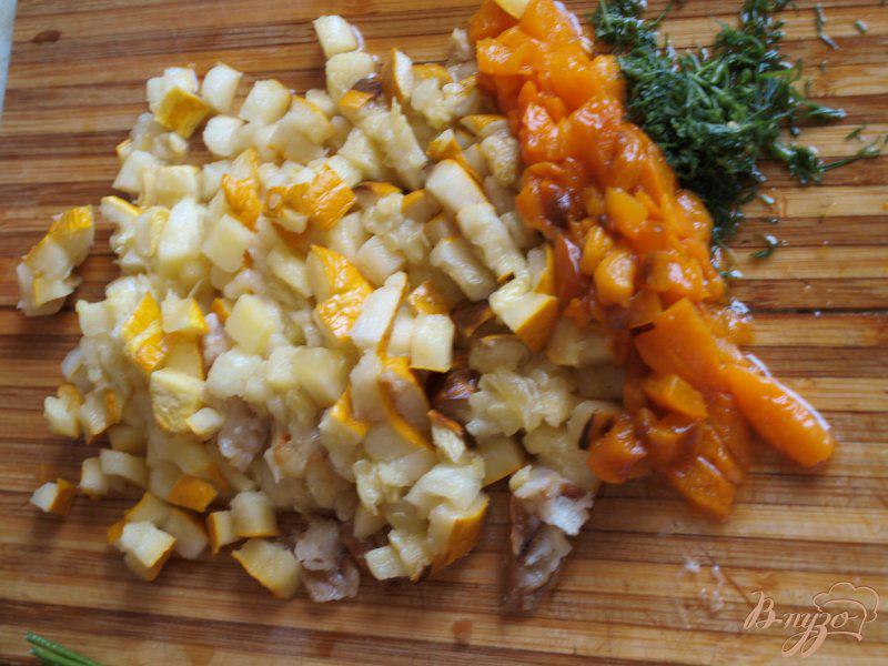 Фото приготовление рецепта: Салат с кабачками-гриль шаг №2