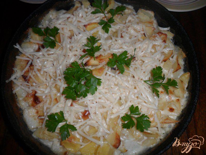 Фото приготовление рецепта: Запеченная картофель с сыром шаг №4