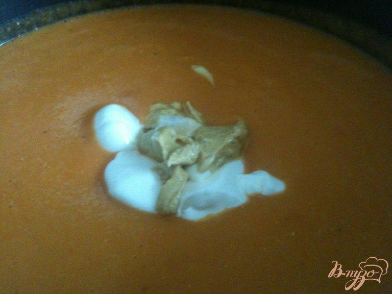 Фото приготовление рецепта: Суп-пюре из красной чечевицы  с тыквой шаг №6