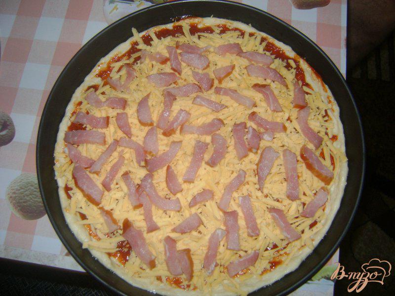 Фото приготовление рецепта: Быстрая пицца шаг №7