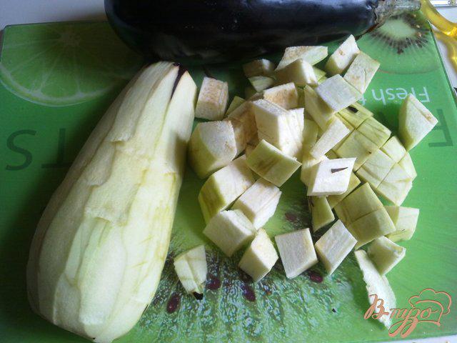 Фото приготовление рецепта: Овощное рагу с баклажанами и базиликом шаг №11