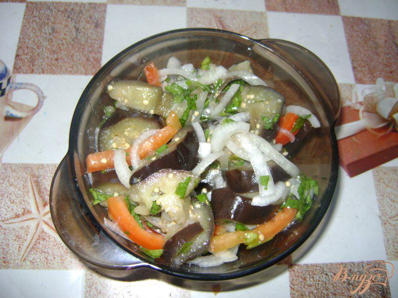 Фото приготовление рецепта: Салат из баклажан шаг №5