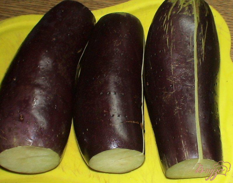 Фото приготовление рецепта: Соленые баклажаны с морковкой шаг №1