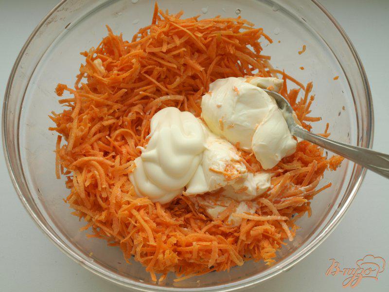 Фото приготовление рецепта: Картофельный торт с морковно-сырной прослойкой шаг №5