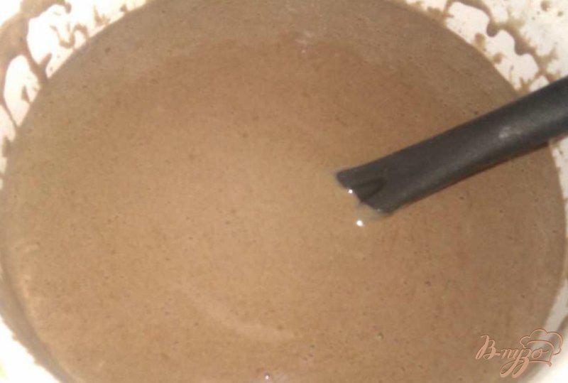 Фото приготовление рецепта: Шоколадные панкейки шаг №6