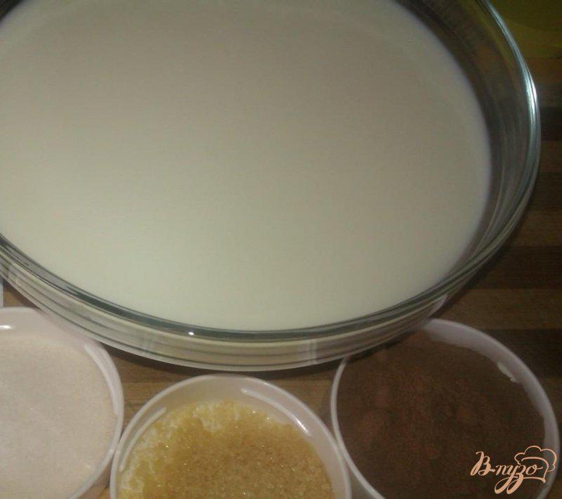 Фото приготовление рецепта: Слоеное молочно-шоколадное желе шаг №1