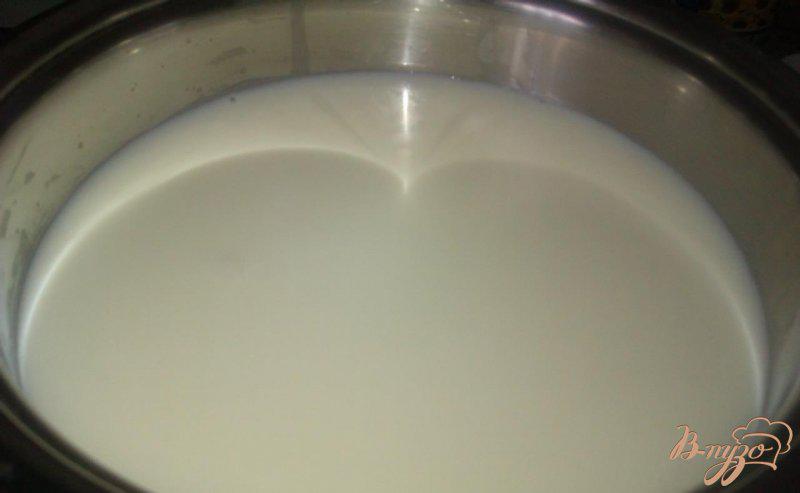 Фото приготовление рецепта: Слоеное молочно-шоколадное желе шаг №2