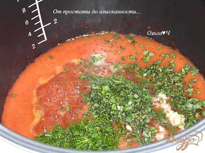 Фото приготовление рецепта: Соус «Ткемали» с мятой шаг №3